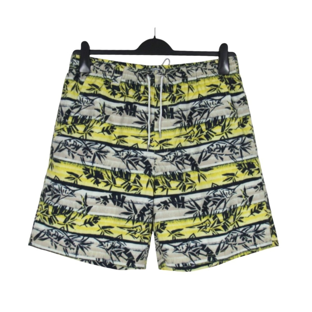 COLUMBIA PFG MEN'S Super Backcast FISH DESIGN Lined SWIM TRUNKS SHORTS Sz M